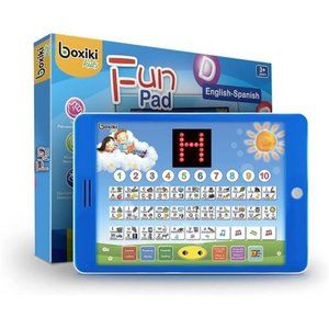 Spanish-English Learning Bilingual Tablet Educational Toy w/ ABC Games& Spelling